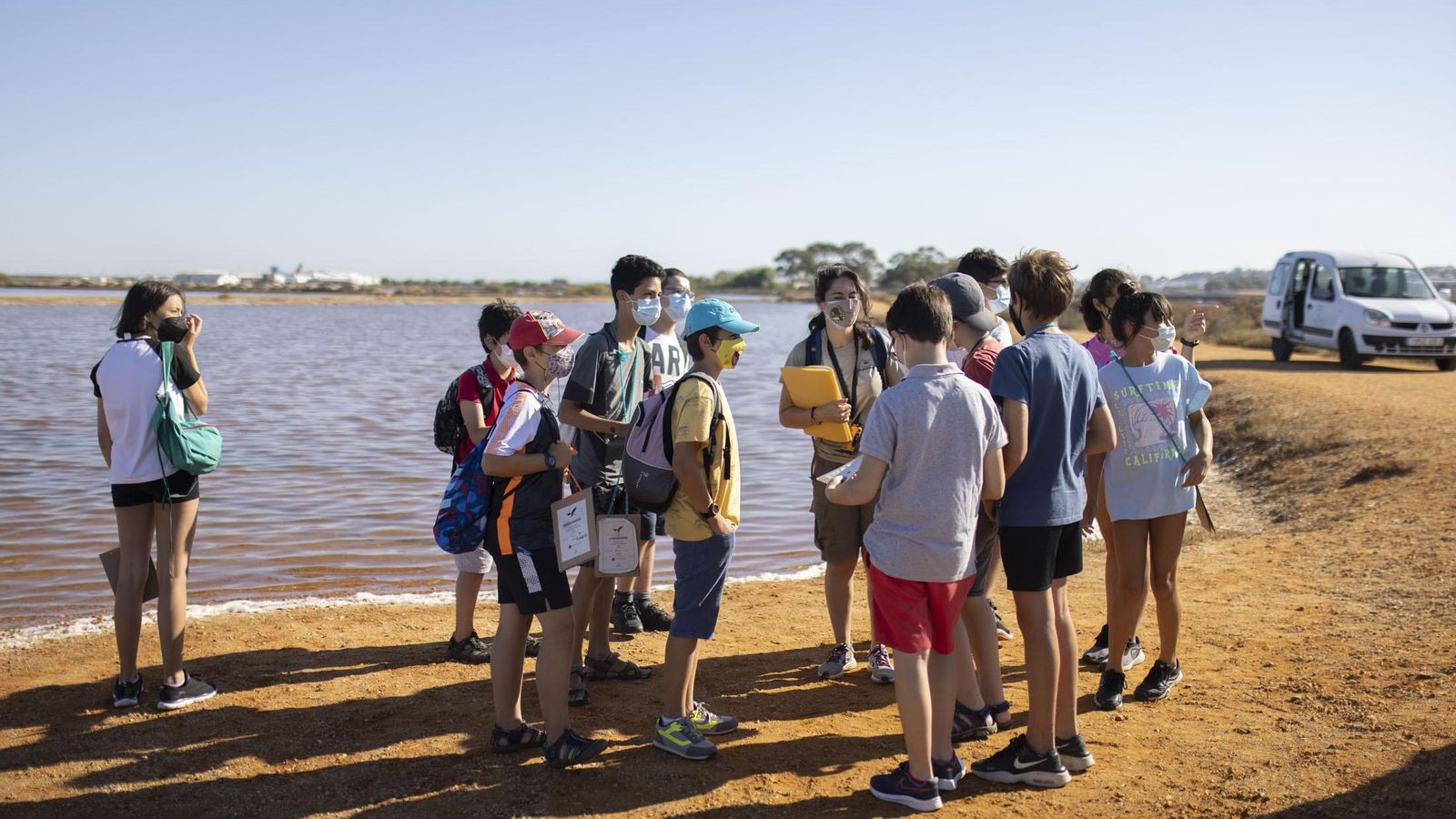 Participantes en uno de los campamentos este año