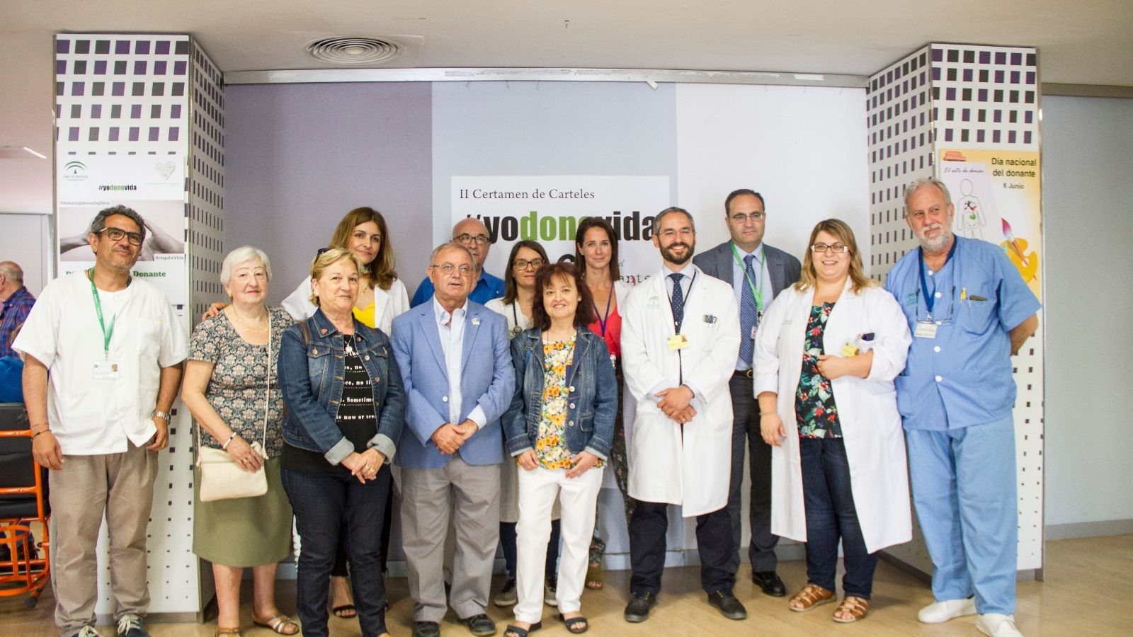 La muestra de carteles se exhibirá en los hospitales Virgen Macarena, Virgen del Rocío y Valme.