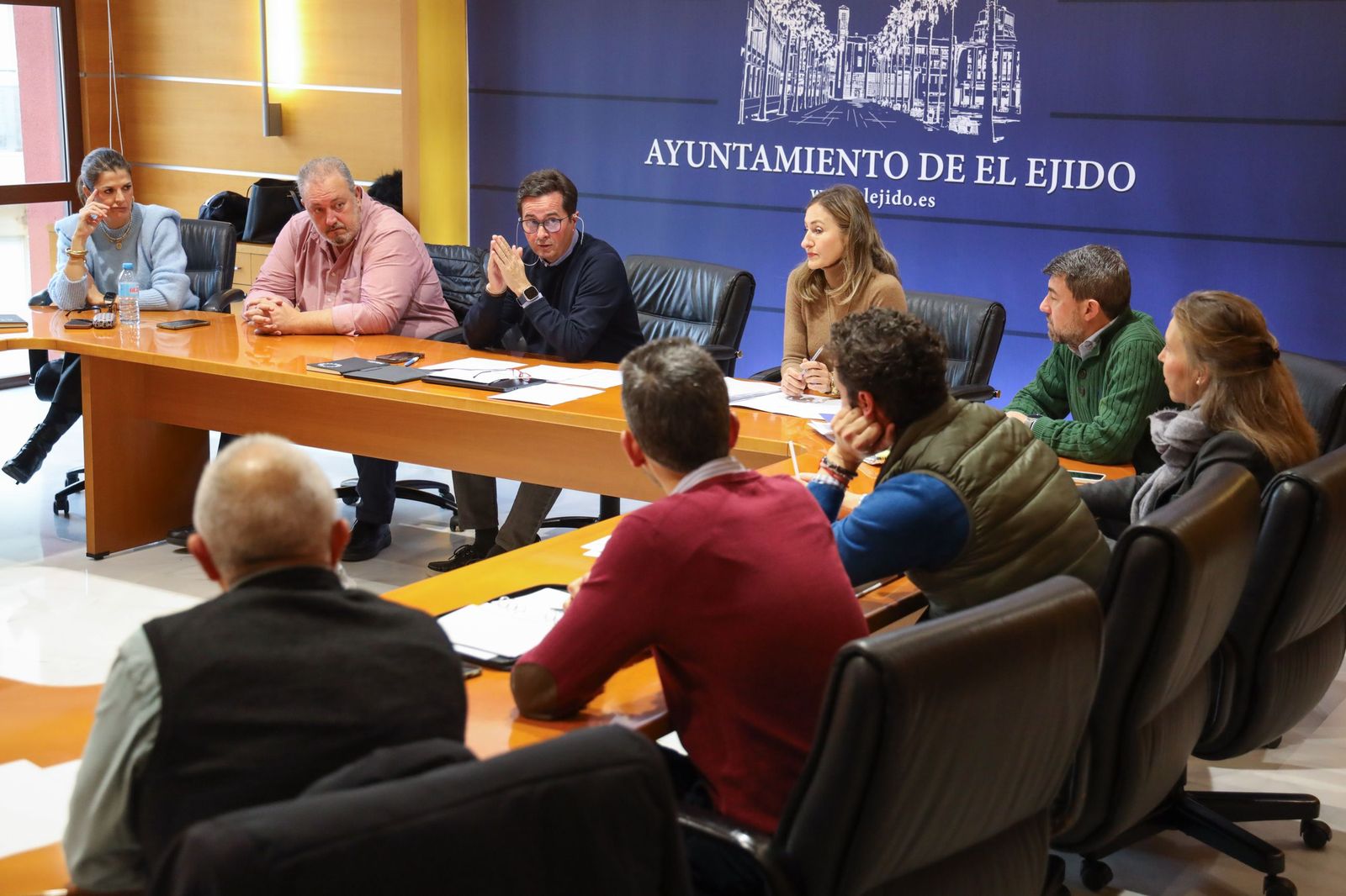 La junta de gobierno en el Ayuntamiento de El Ejido.