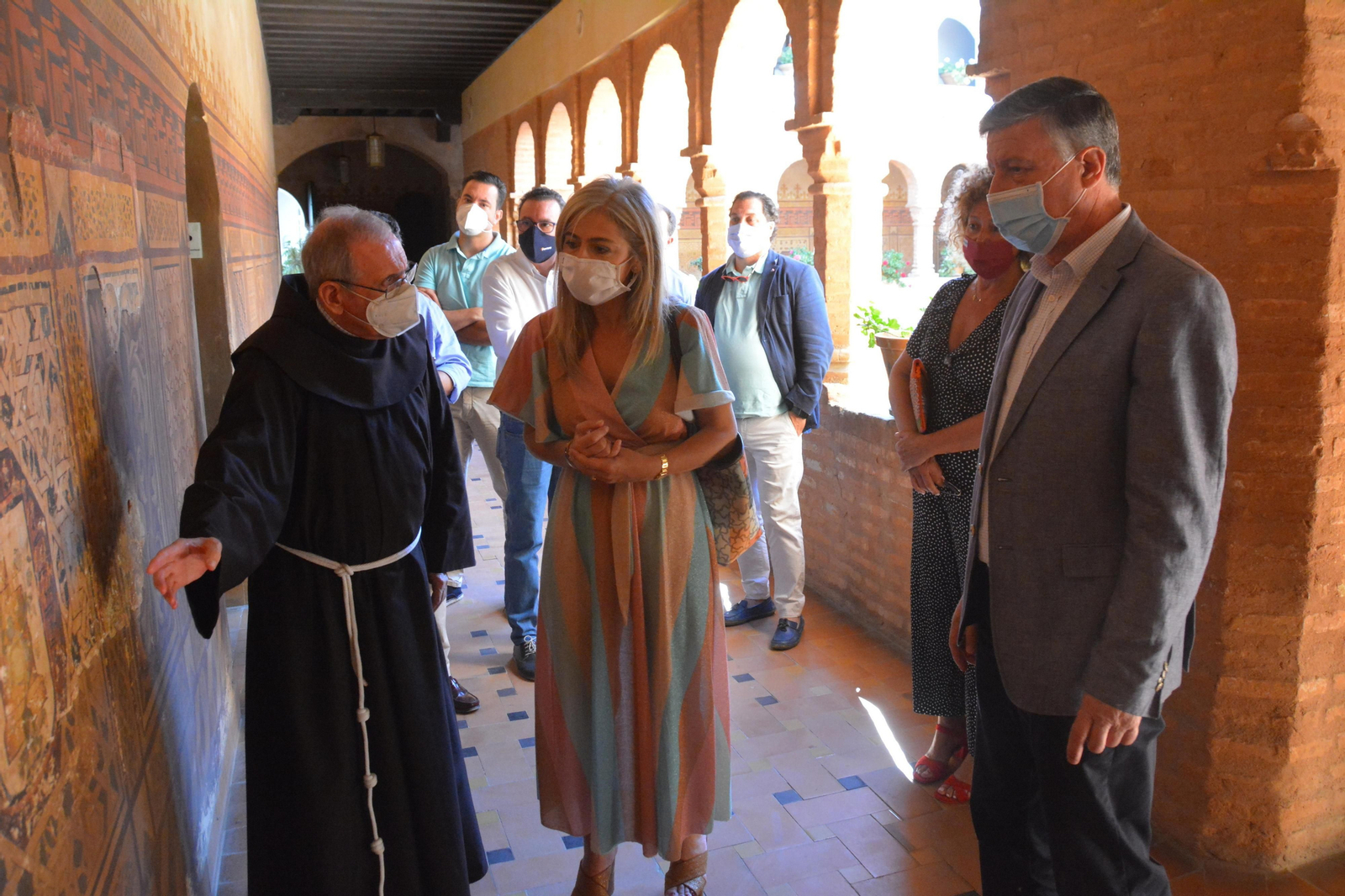 Visita de la consejera de Cultura al Monasterio de La Rábida.