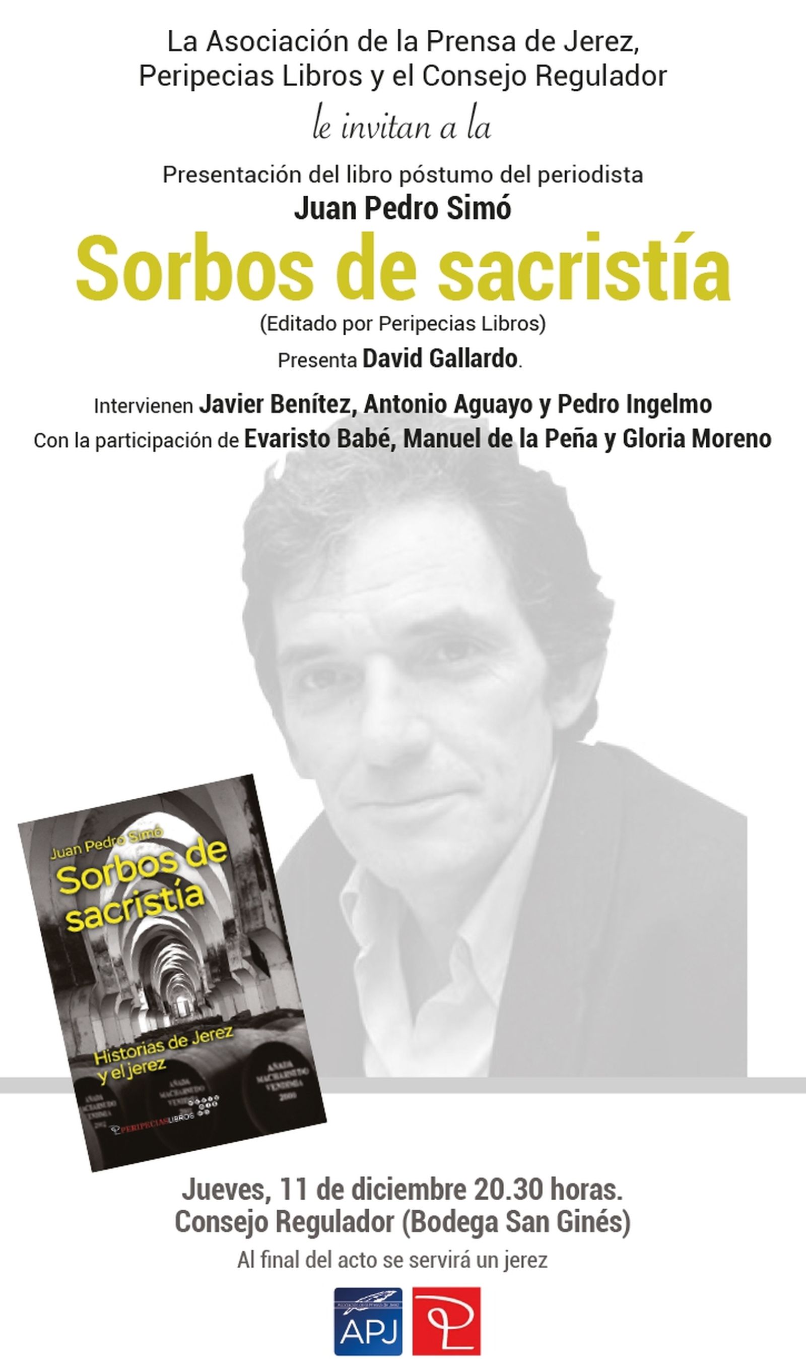 Cartel de la presentación.