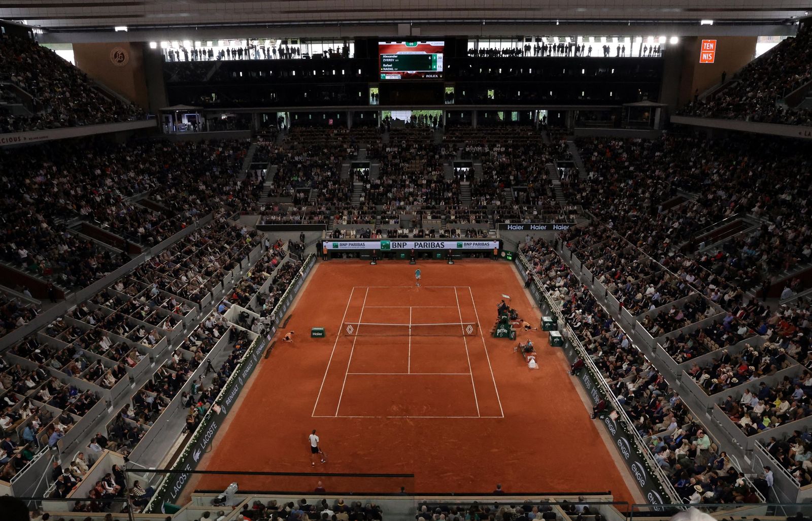 Las fotos del adiós de Nadal en Roland Garros