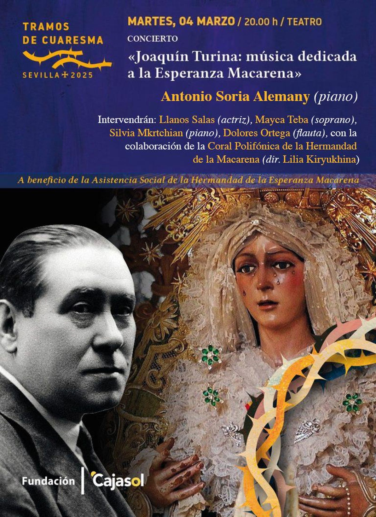 Cartel anunciador del concierto