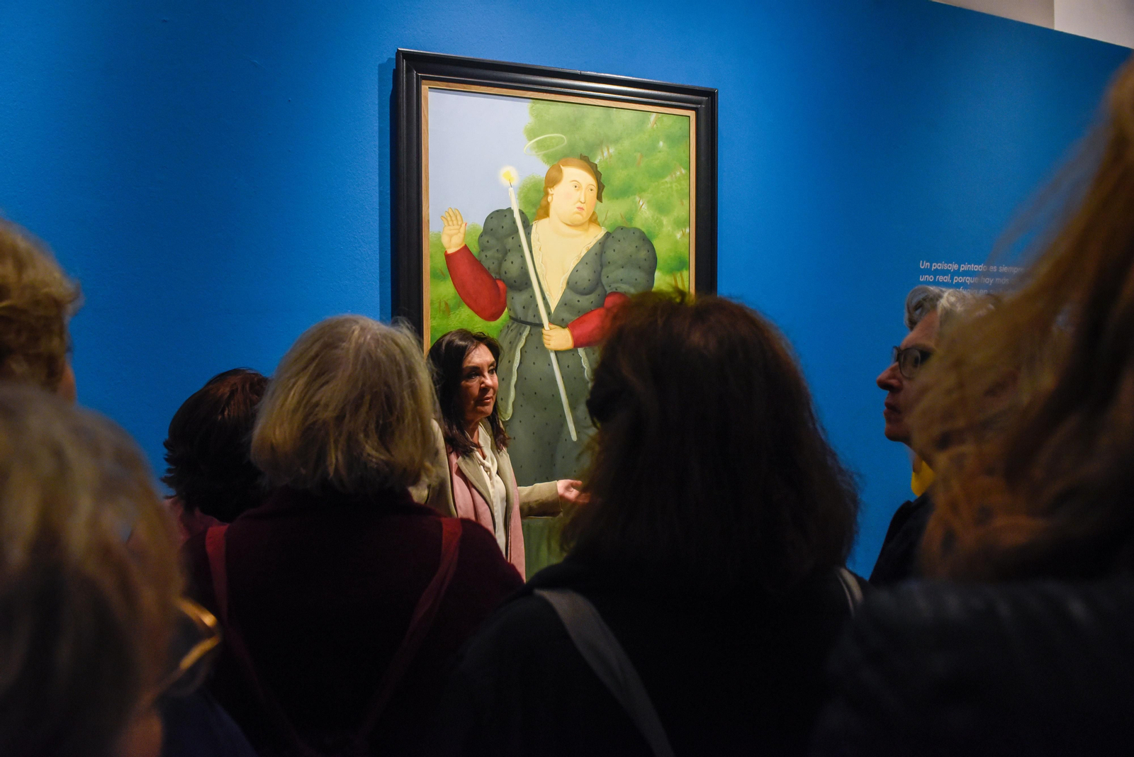 Inauguración  de la exposición sobre Fernando Botero