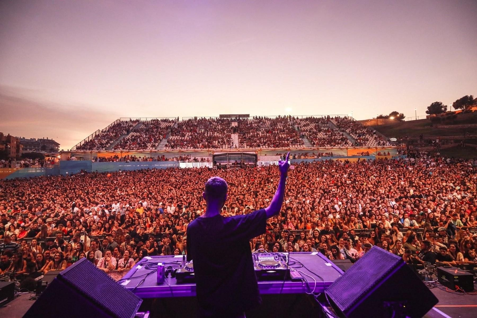 El escenario principal del festival Marenostrum Fuengirola en una imagen de archivo.