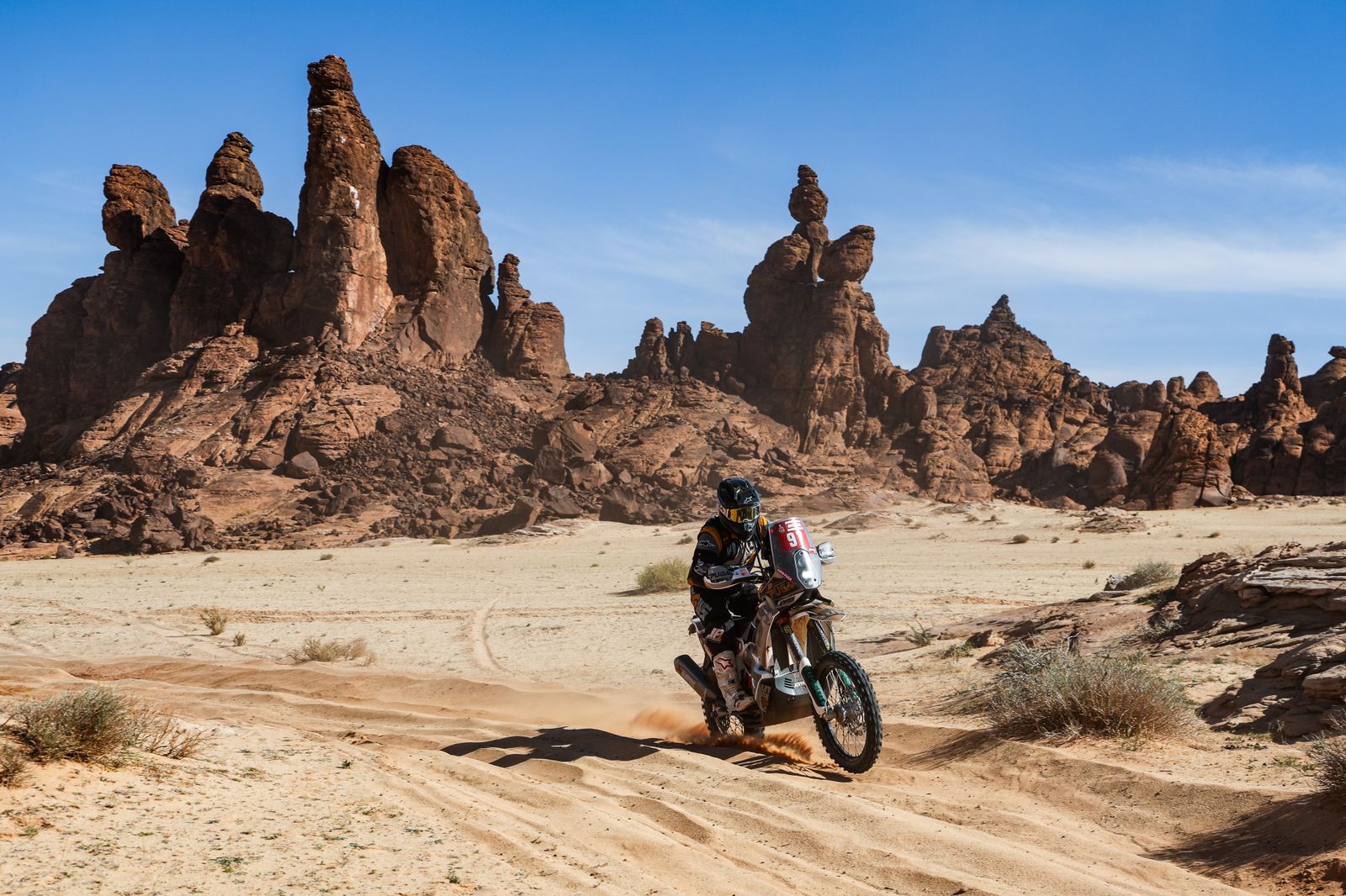 La etapa 9 del Rally Dakar, en fotos