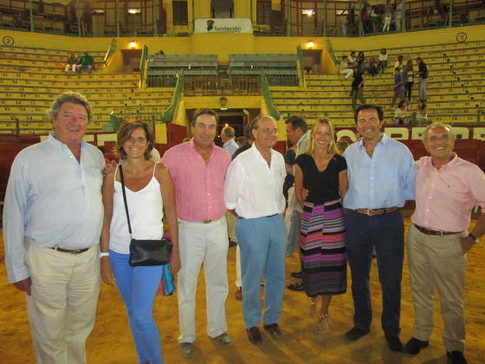 Leandro Revuelta, Cruz Guerrero, Gonzalo Domecq, Pedro Benjumea, Mercedes Vergara, el consejero de la Comunidad de Madrid Iñigo Cavero y Joaquín López.  Foto: Ignacio Casas de Ciria