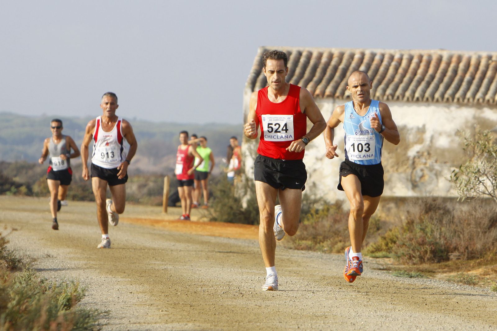 Una prueba de atletismo celebrada en Chiclana.