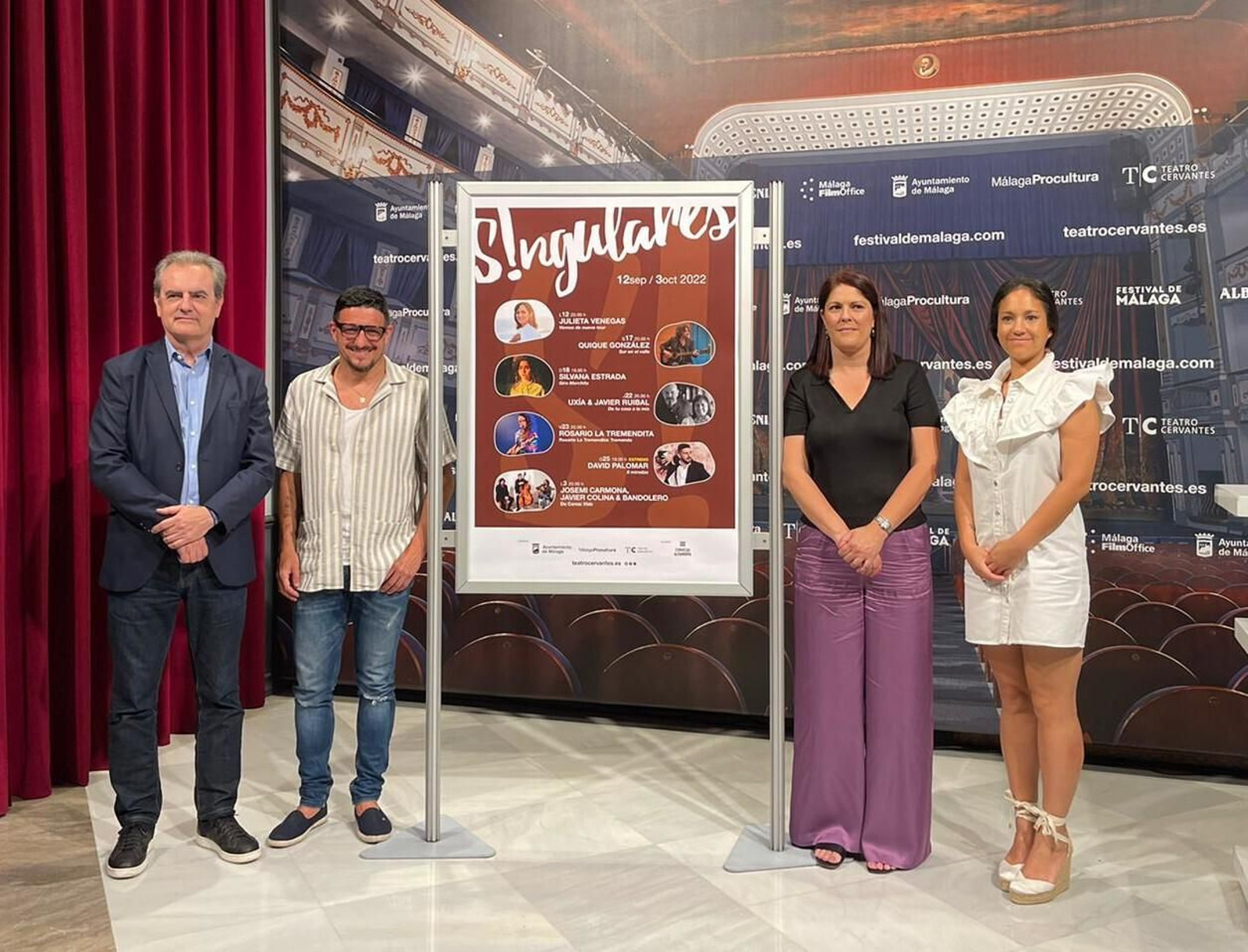 Un momento de la presentación del ciclo, este martes.