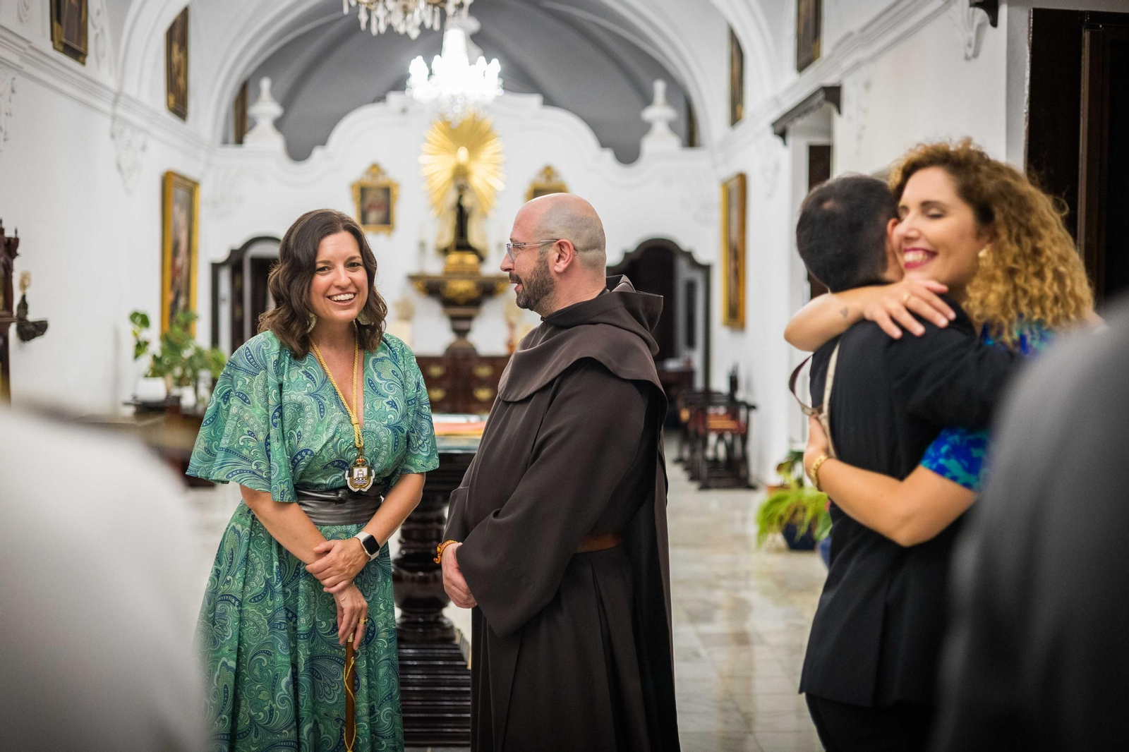 Día del Carmen en San Fernando: las imágenes del ángelus de felicitación a la Patrona