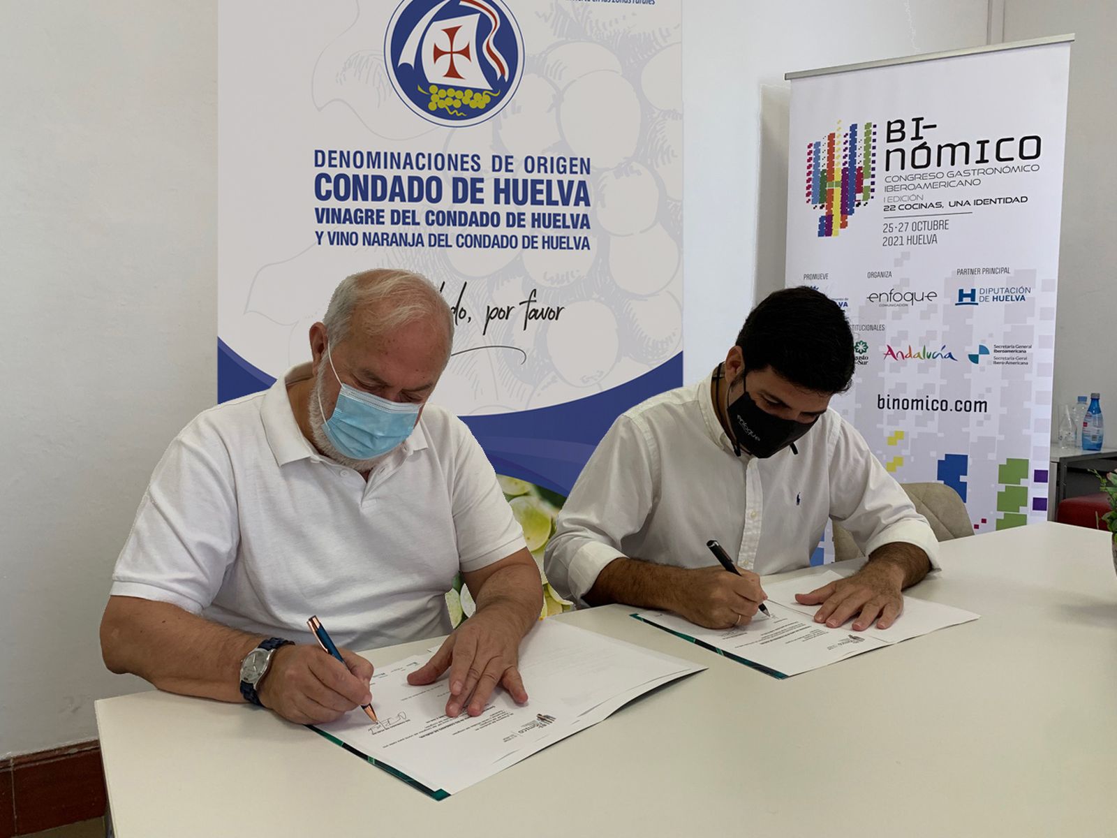 Acuerdo entre DOP Condado de Huelva y Binómico.