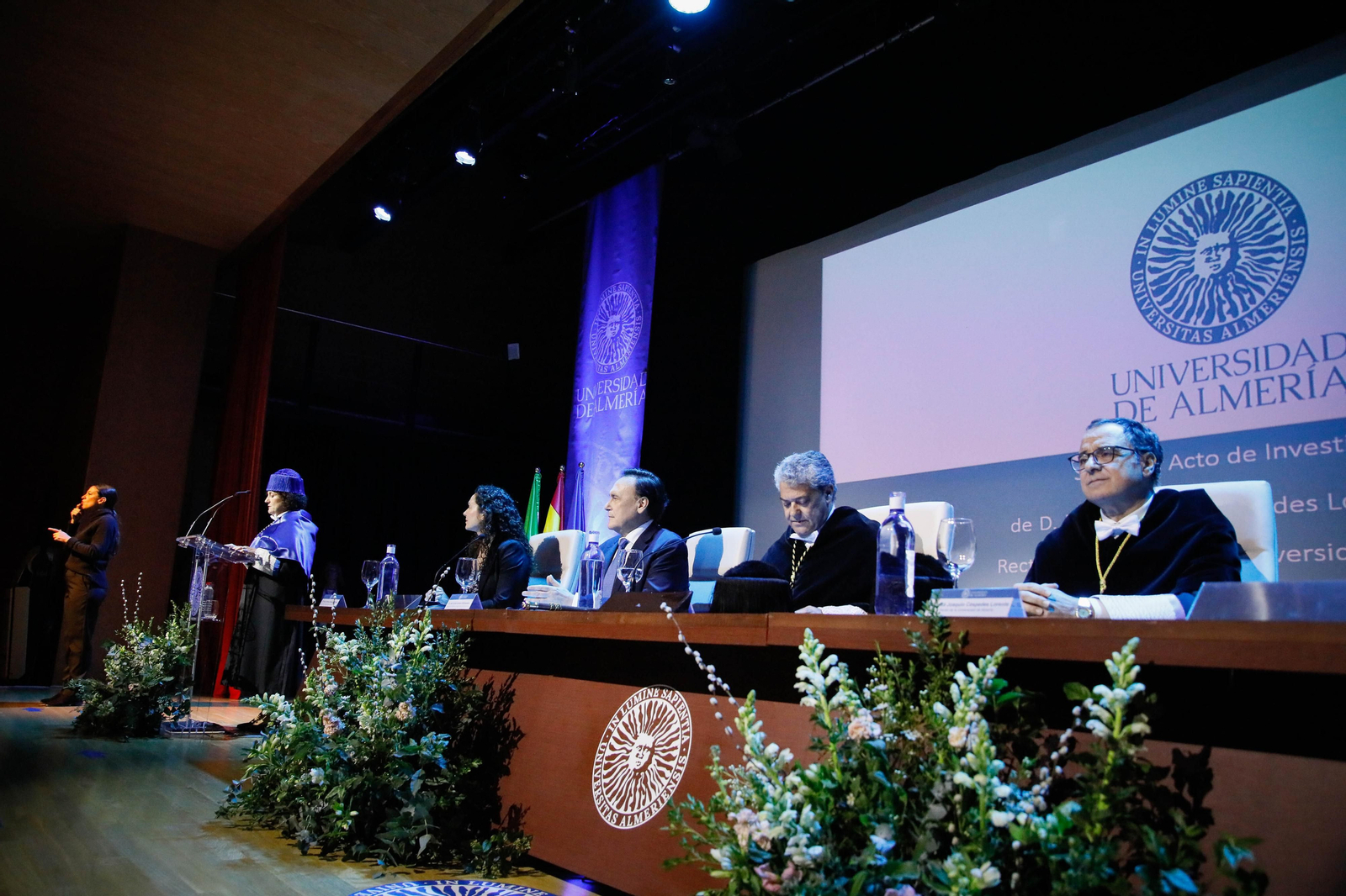 Las imágenes de la Investidura de José Céspedes como rector de la UAL