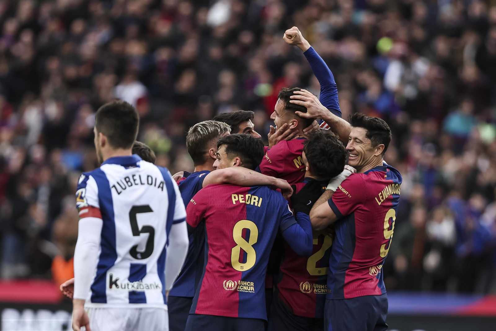 Las imágenes del Barcelona - Real Sociedad