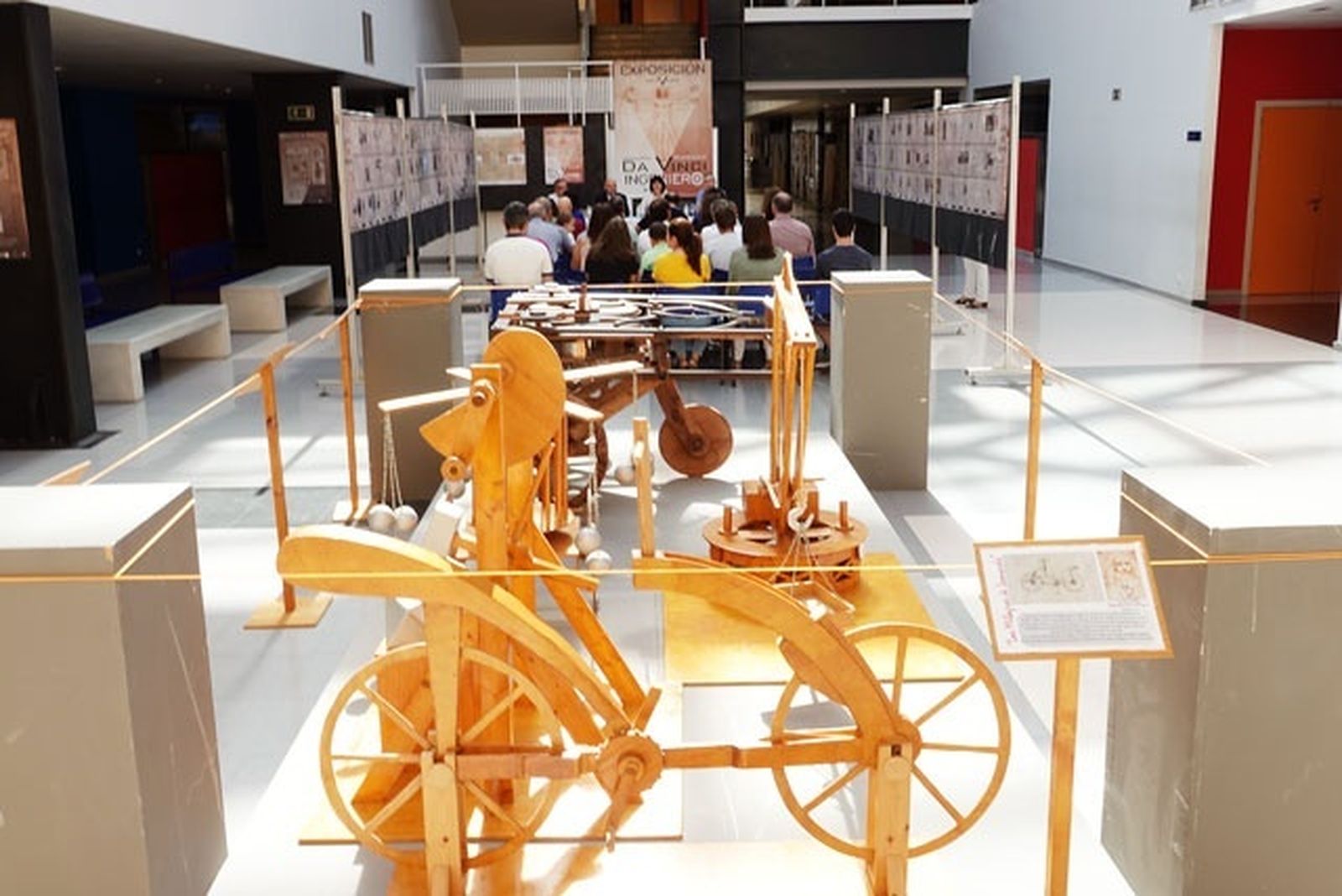 Una de las obras que se muestran en la exposición sobre Leonardo Da Vinci.