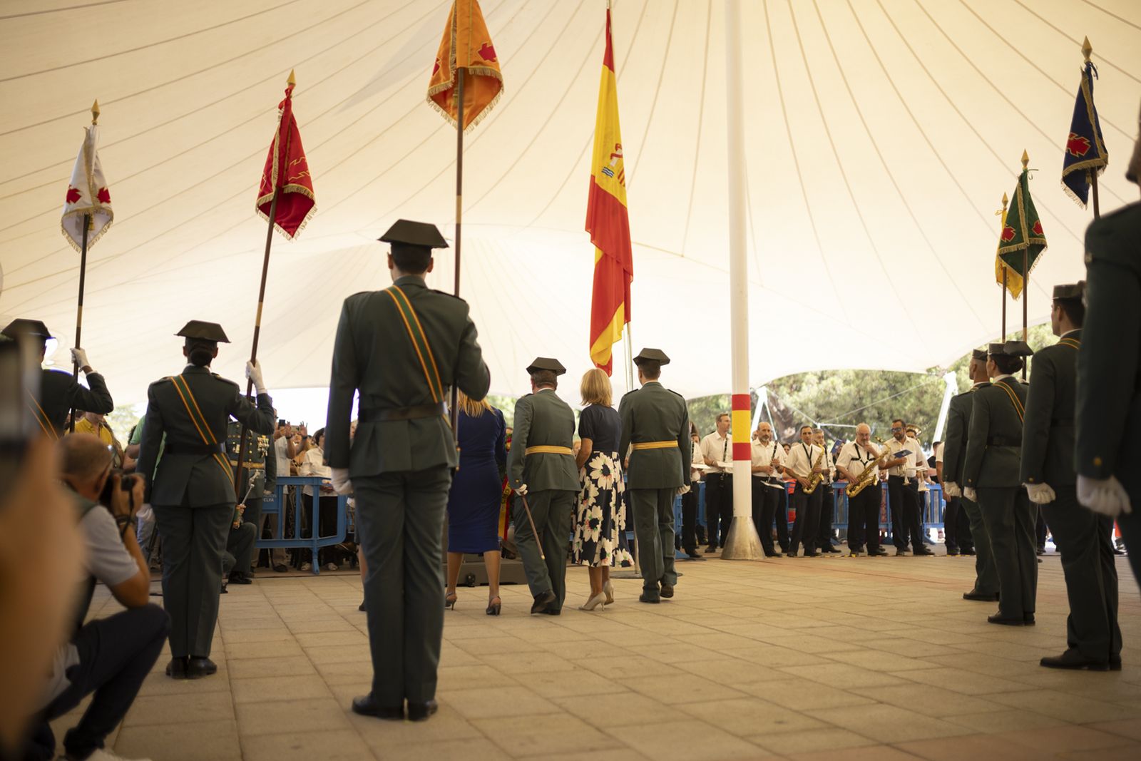 Imágenes de los actos de celebración de la festividad de la patrona de la Guardia Civil, la Virgen del Pilar.
