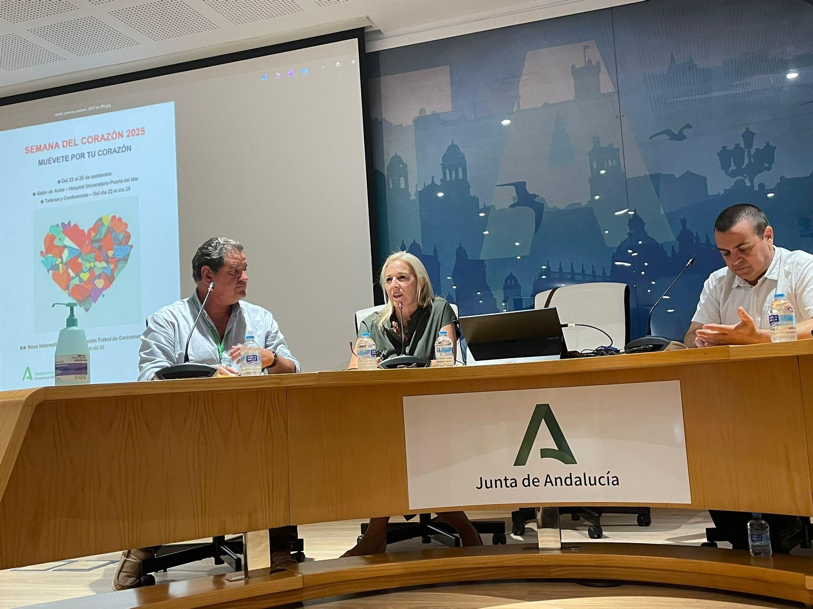 Inauguración Semana del Corazón en el Hospital Puerta del Mar de Cádiz.
