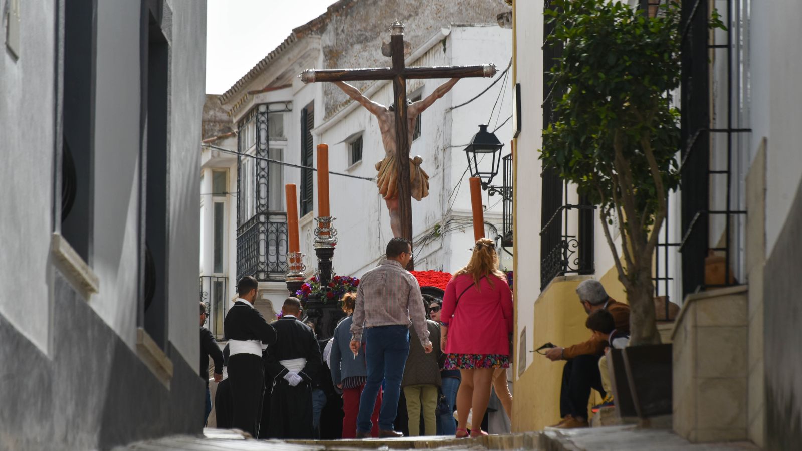 Fotos del Jueves Santo en San Roque: La Buena Muerte y Amargura