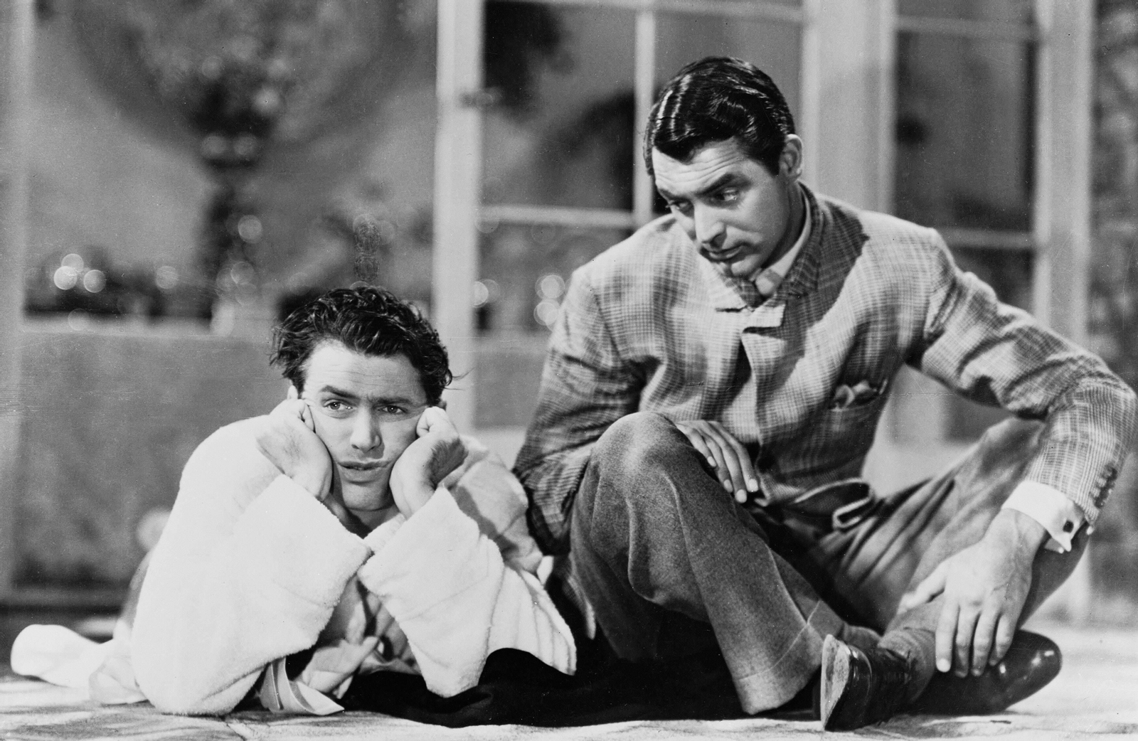 James Stewart y Cary Grant en una imagen de 'Historias de Filadelfia' (1941, Cukor).