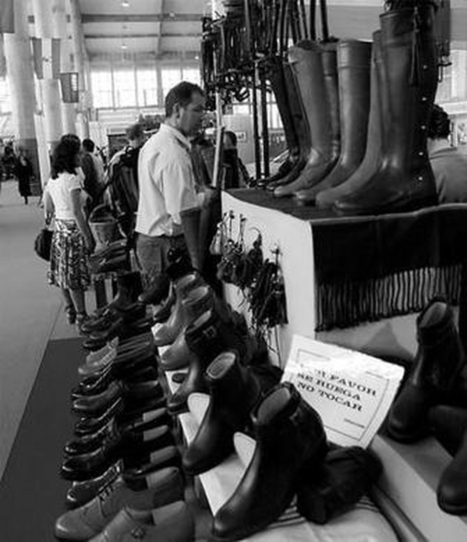 Un puesto de botos, en la pasada edición de Equisur.