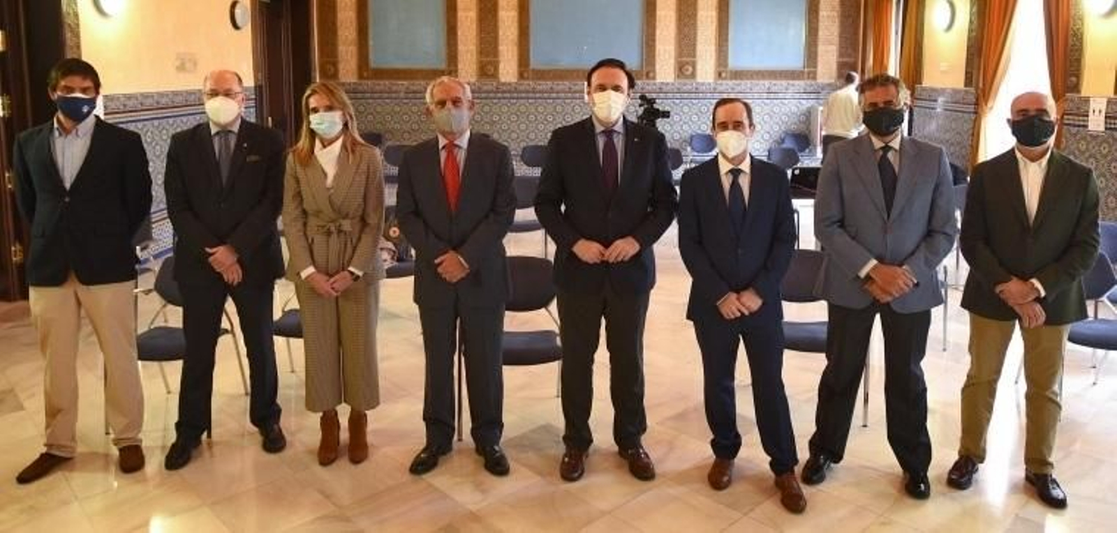 Asistentes a la presentación de la Cátedra Sipcam de Transformación Digital para la Agricultura Sostenible.