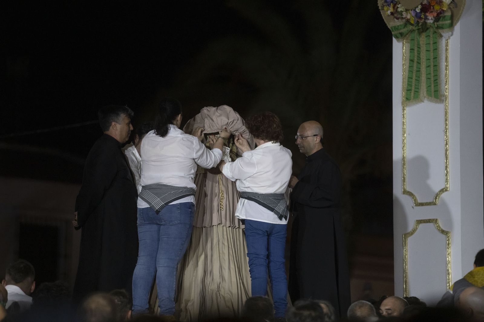 Imágenes del traslado de la Virgen del Rocío de Almonte hasta El Chaparral