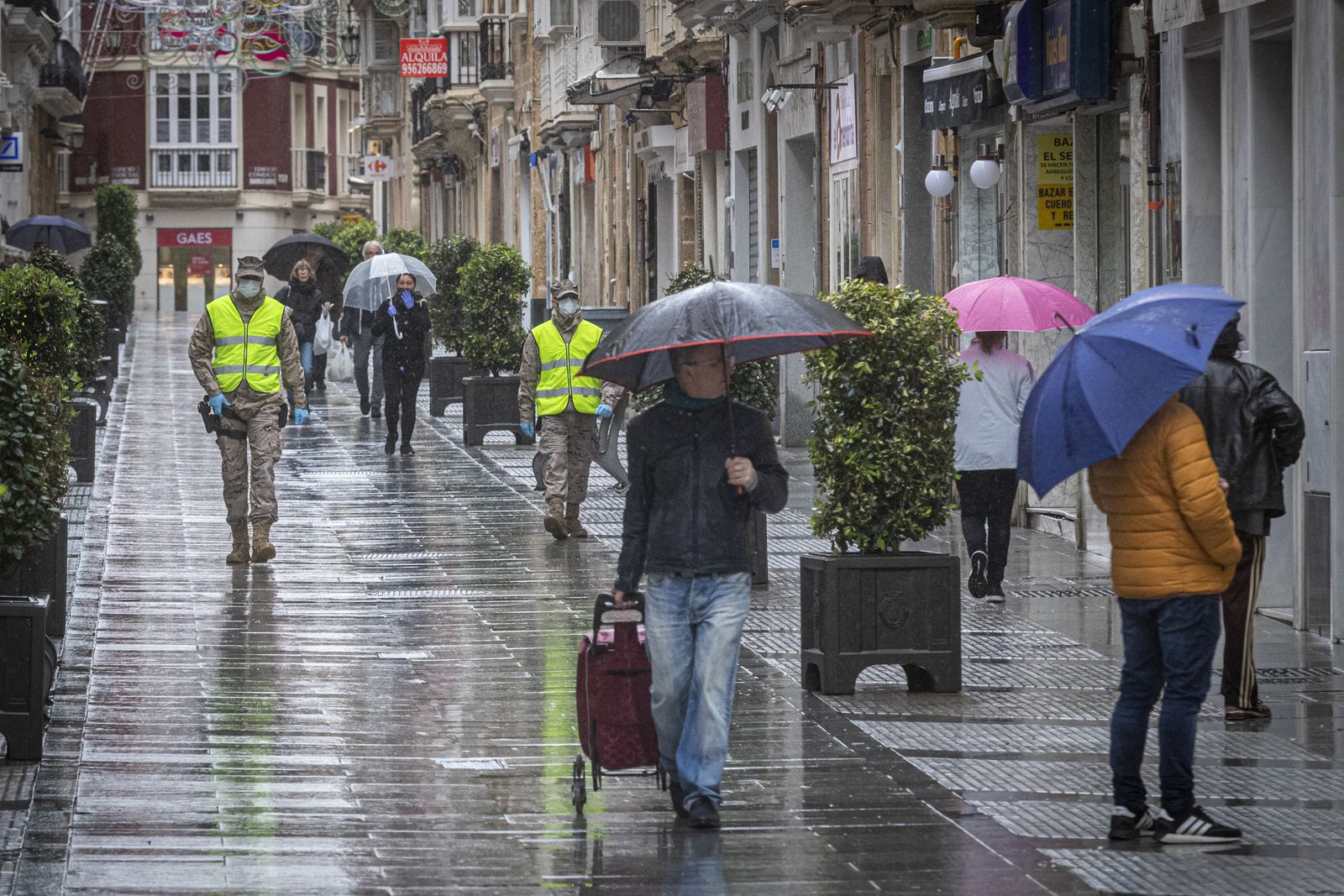 Presencia de ila Infanteria de Marina en Cádiz