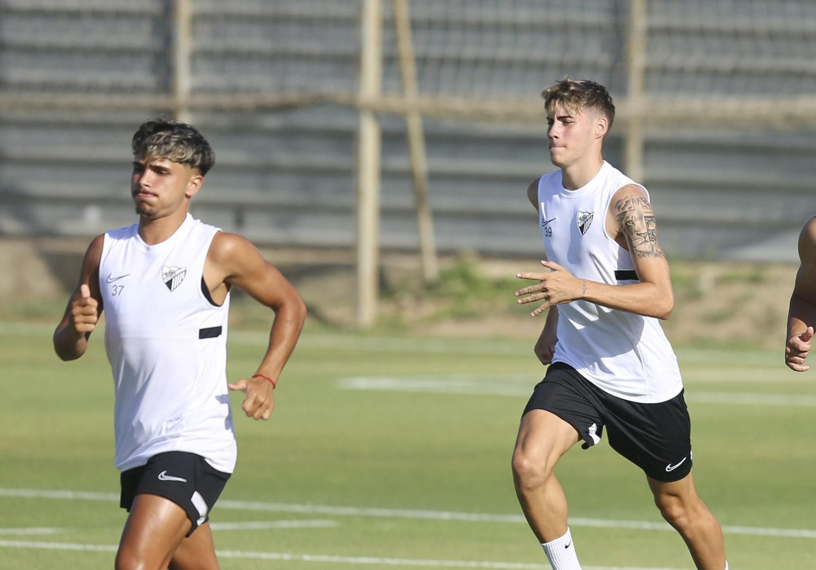 Kevin y Roberto, en un entrenamiento la pasada pretemporada. Kevin y Roberto, en un entrenamiento la pasada pretemporada.