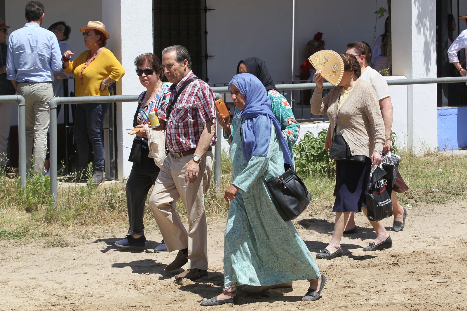 Imágenes del domingo de descanso en El Rocio