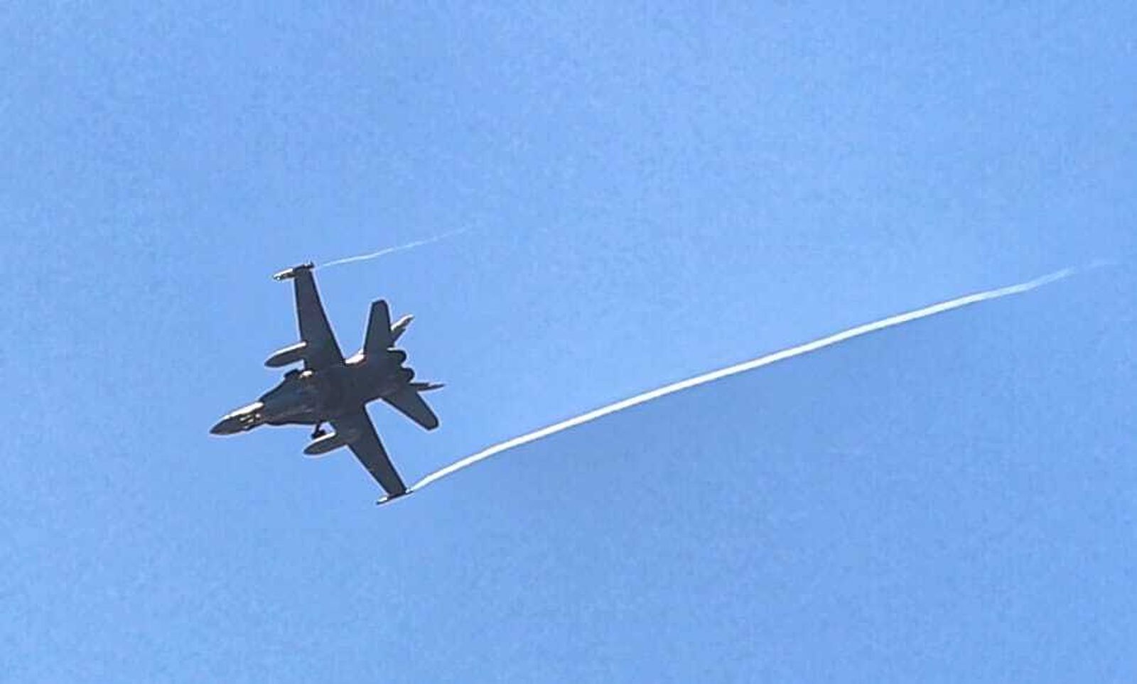 Los cazas del Ejército del Aire en su último día en Málaga, en fotos