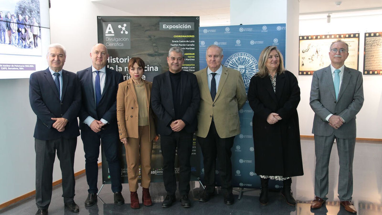 Inauguración de la exposición Historia de la sanidad almeriense en la Universidad de Almería