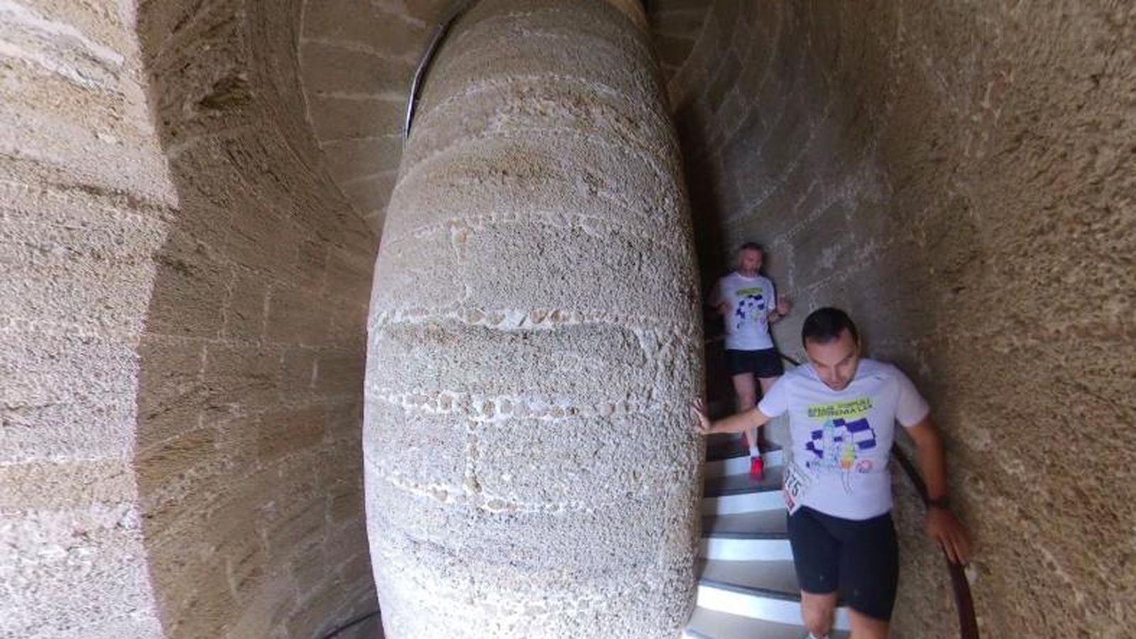 Imagen de archivo de la Carrera Vertical en el interior del Faro de Chipiona.
