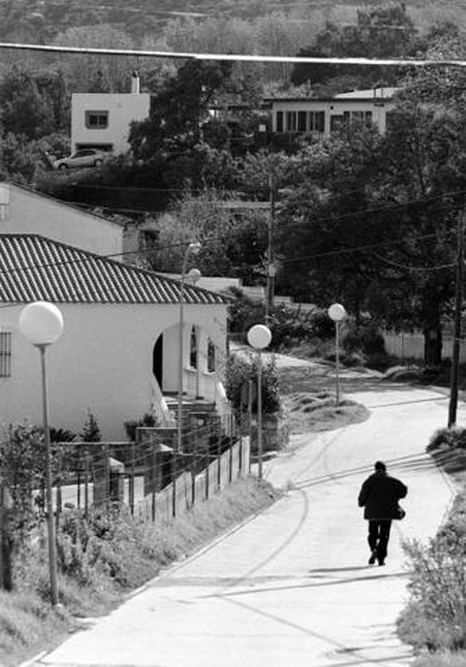 Una de las calles de la barriada algecireña de Pelayo.
