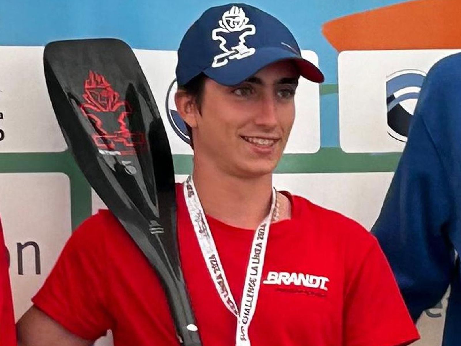 Augusto García, en el podio de La Línea de la Concepción, este pasado fin de semana