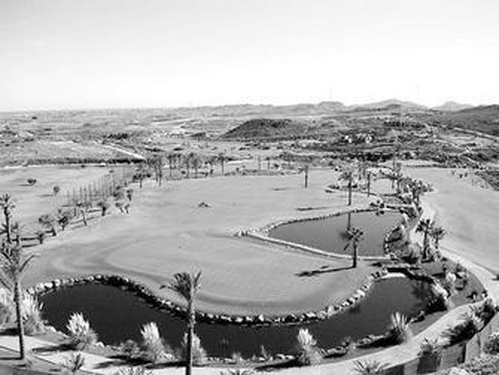 Imagen aérea del complejo veratense Valle del Este Golf Resort.