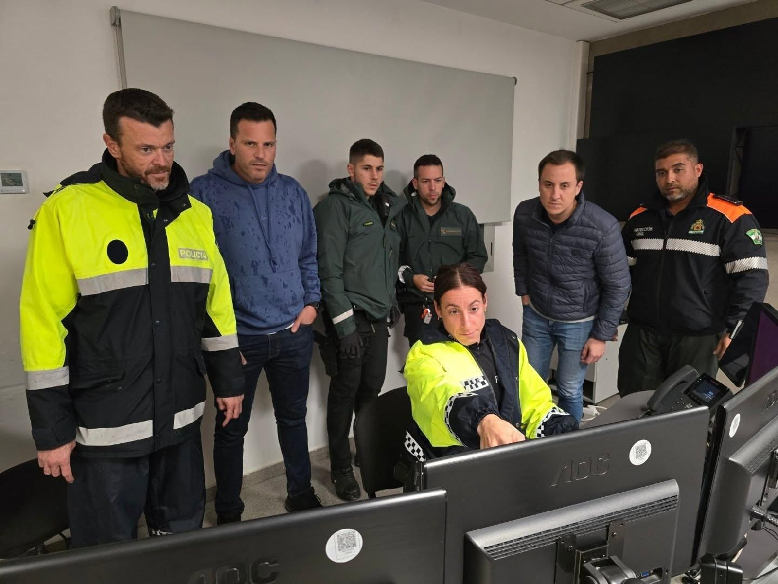 Dsipositivo de emergencias del pasado fin de semana.