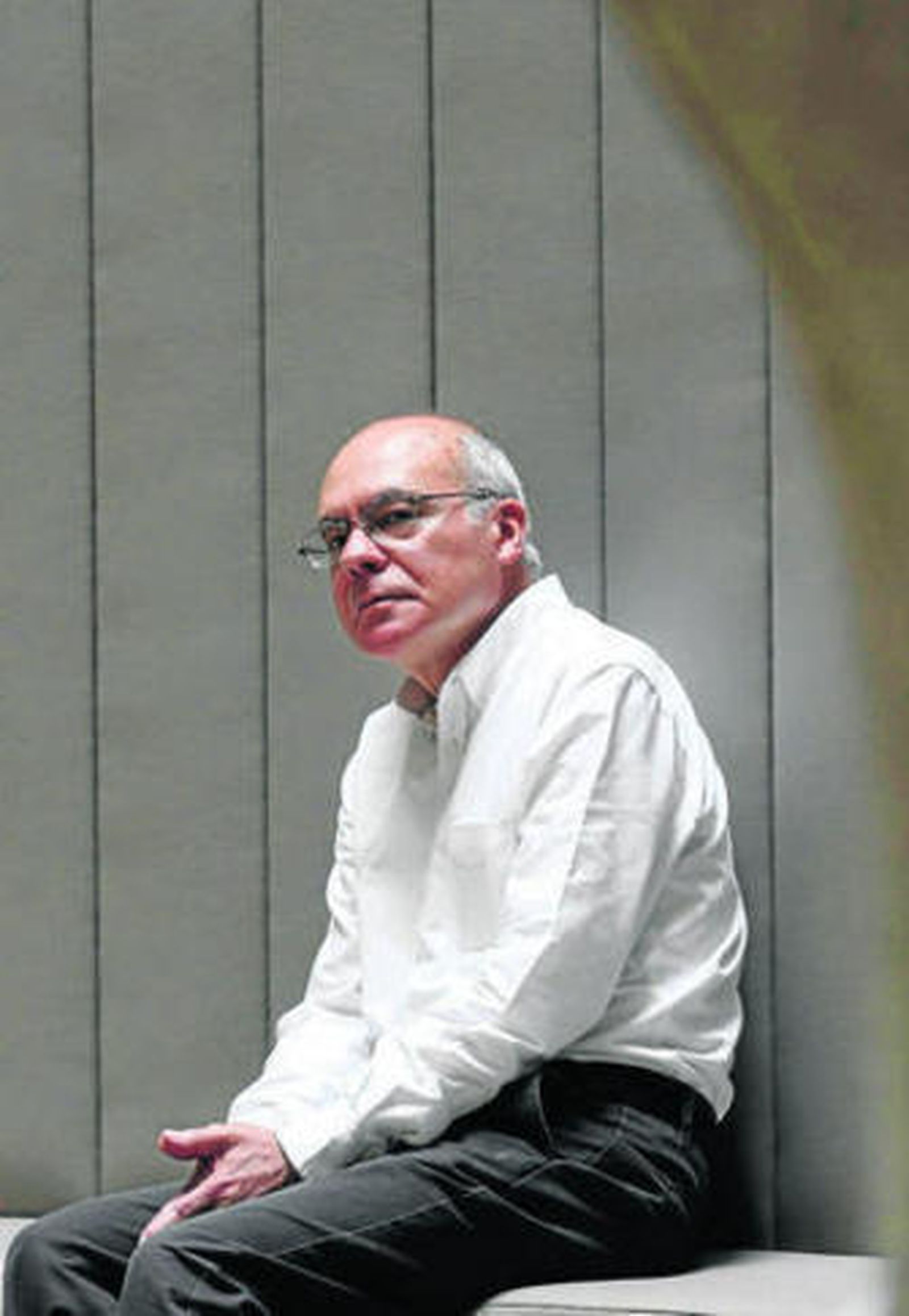 Navarro, en la presentación de la obra.