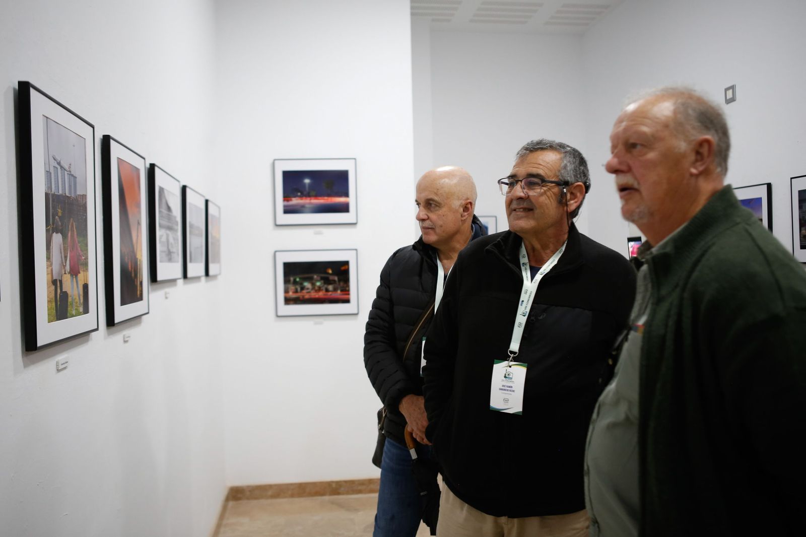 Fotos de la exposición de Infocus sobre la Verja de Gibraltar