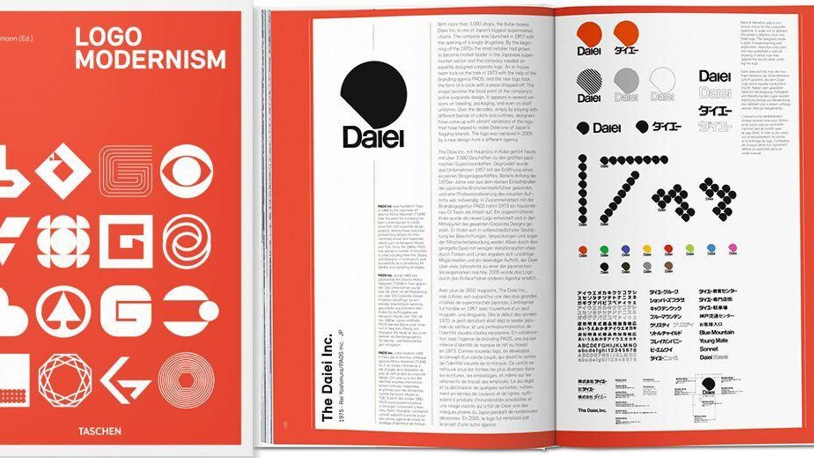 Portada del libro 'Logo Modernism', publicado por Taschen.