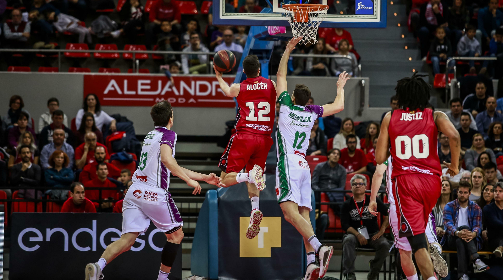 El Tecnyconta Zaragoza - Unicaja, en fotos