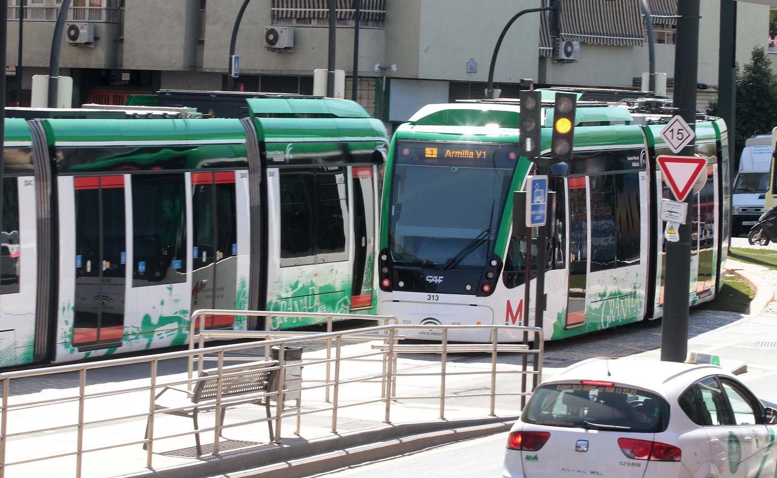 La imágenes de las pruebas del tranvía