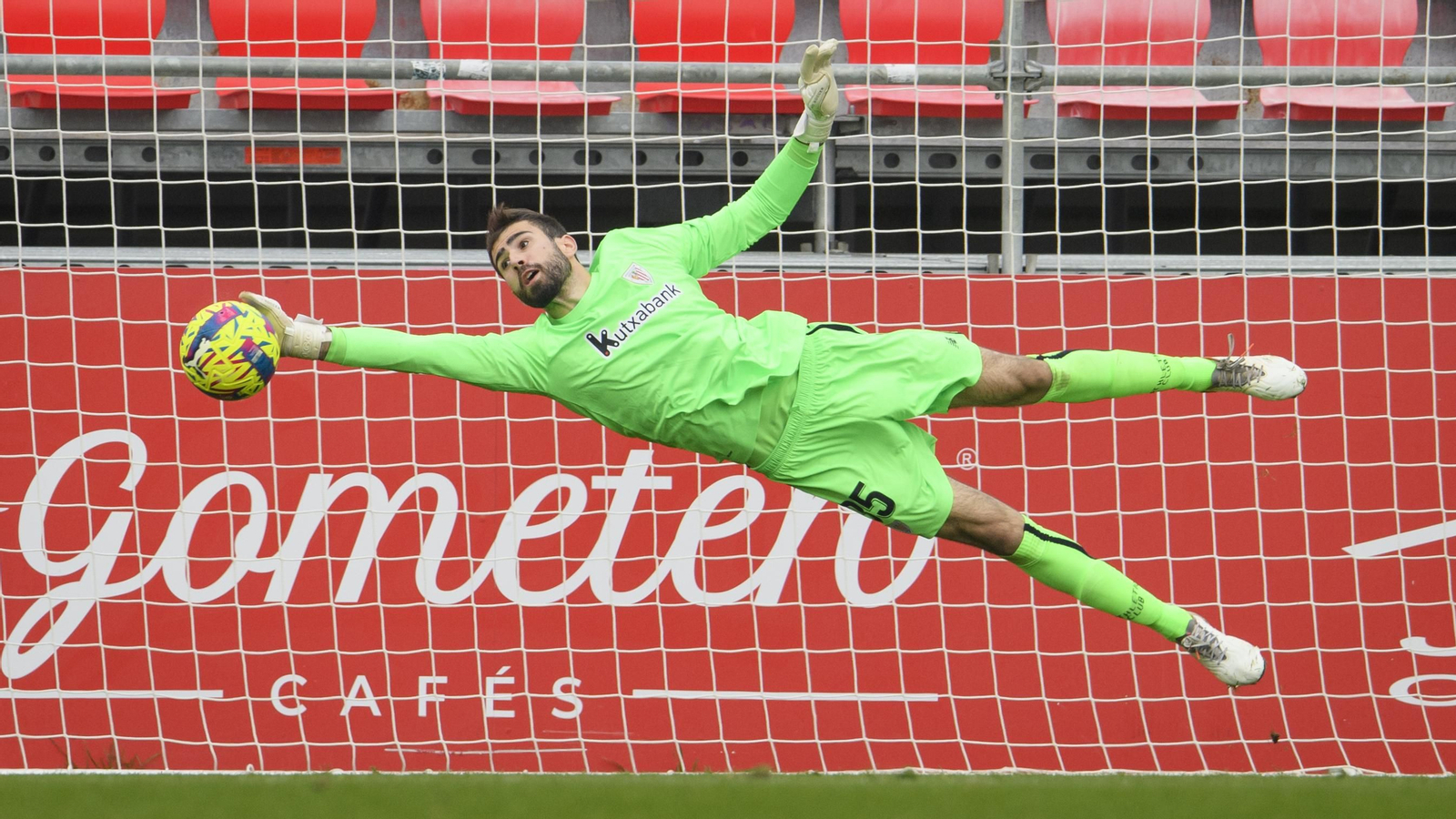 Ander Iru, con el Bilbao Athletic