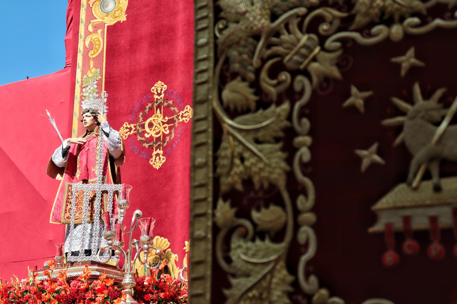 La imágenes de la procesión del Corpus Christi este domingo en Málaga