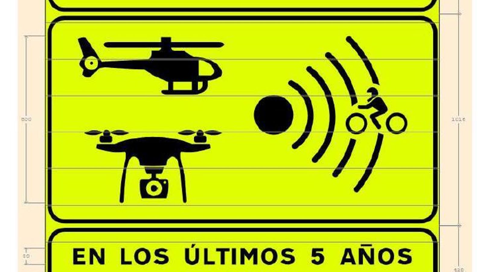 Señal destinada a motoristas