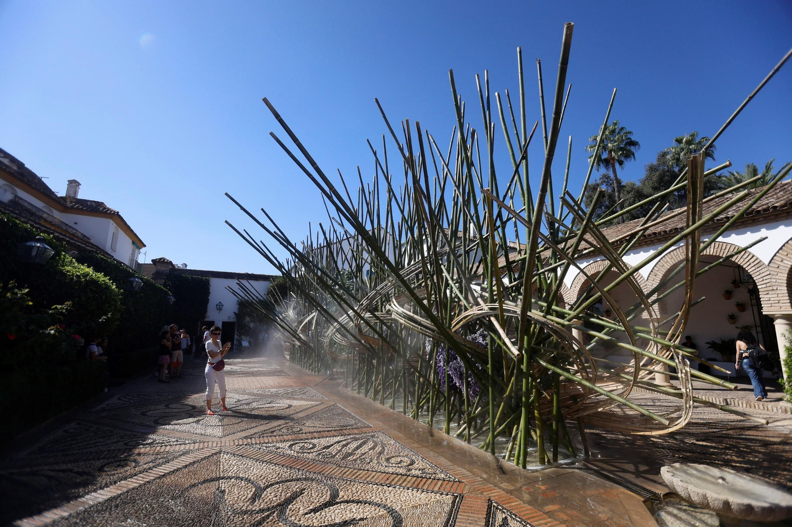 'Río flotante', obra de Wagner Kreusch, ganadora de Flora 2025 que puede verse en el Palacio de Viana.