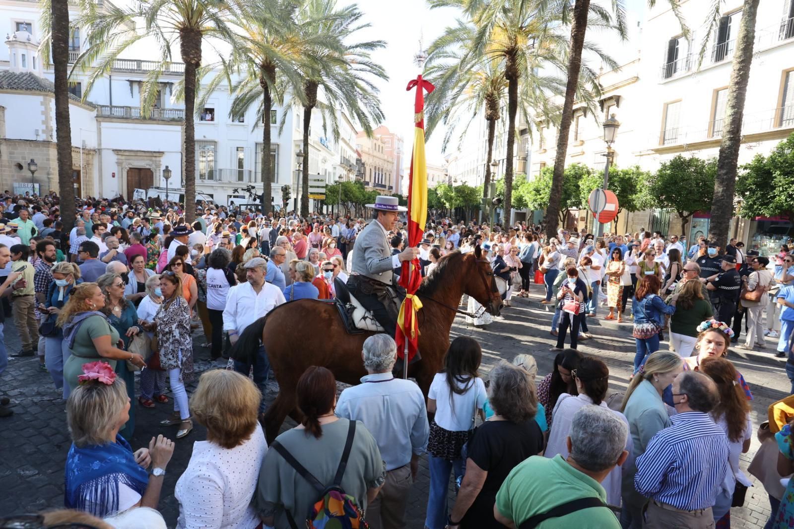 La salida de la Hermandad del Rocío de Jerez, en imágenes