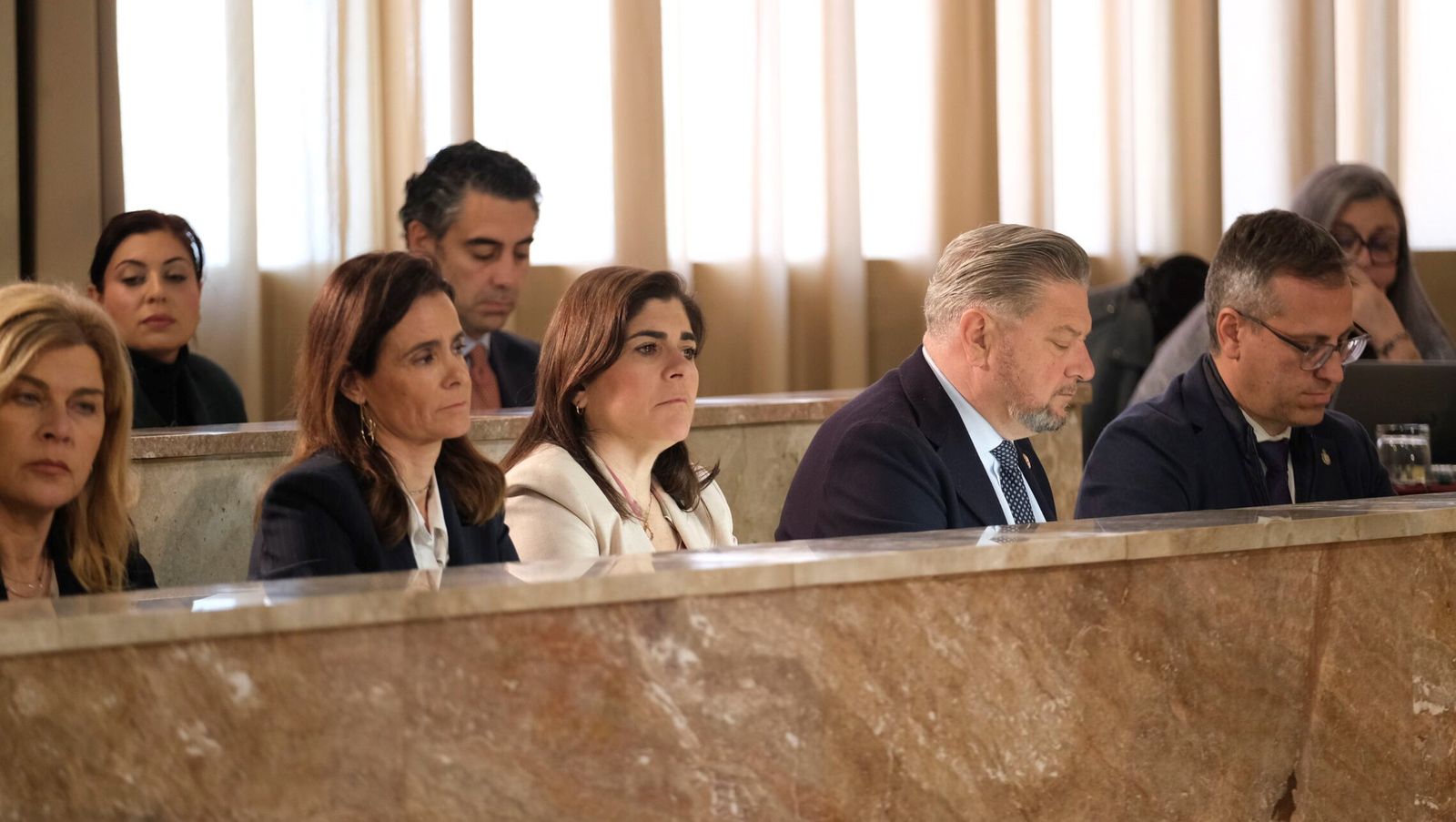 María del Mar García Lorca y Vanesa Lara, en el centro de la imagen.