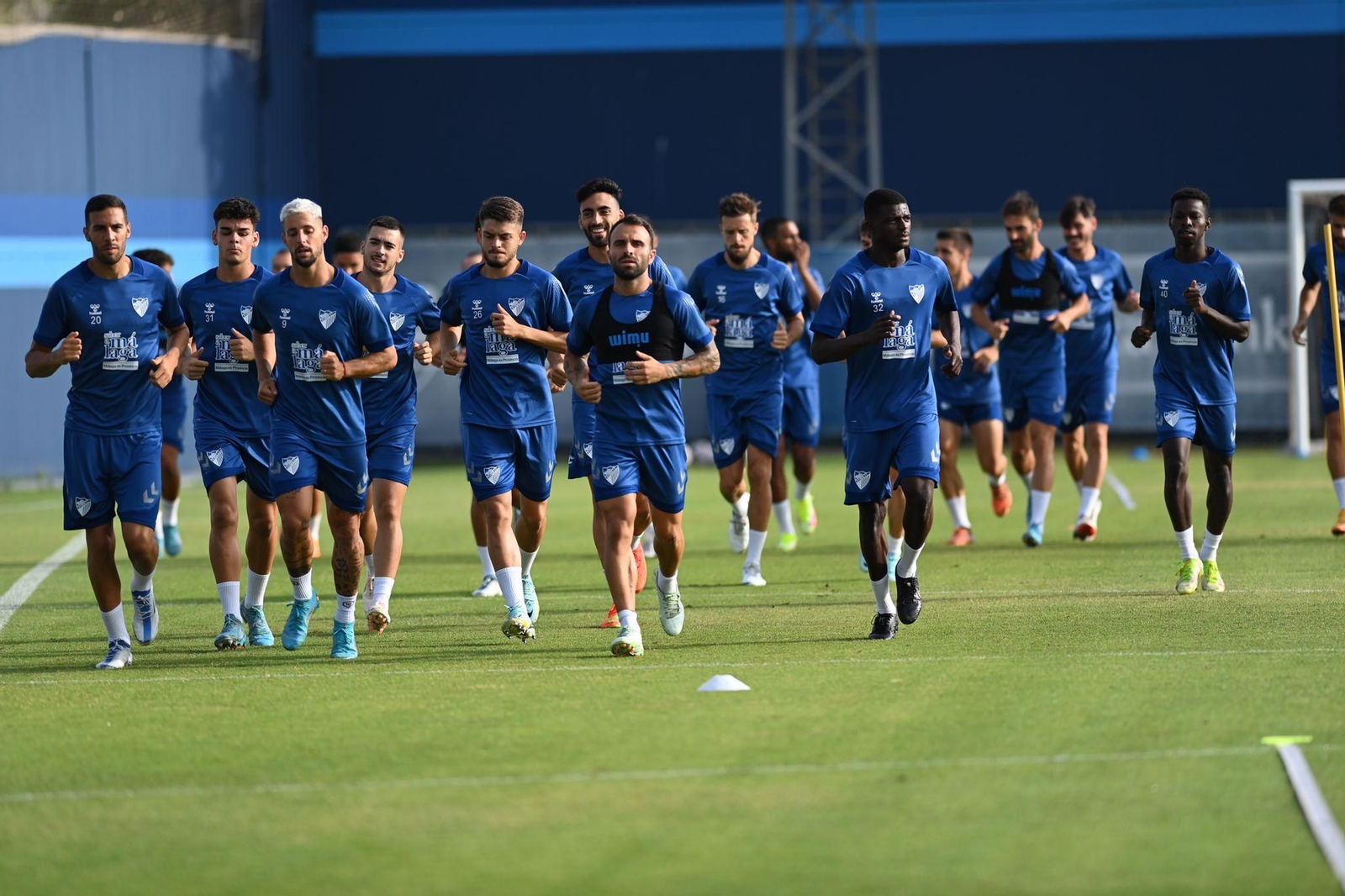 Las fotos del entrenamiento del Málaga CF en La Rosaleda