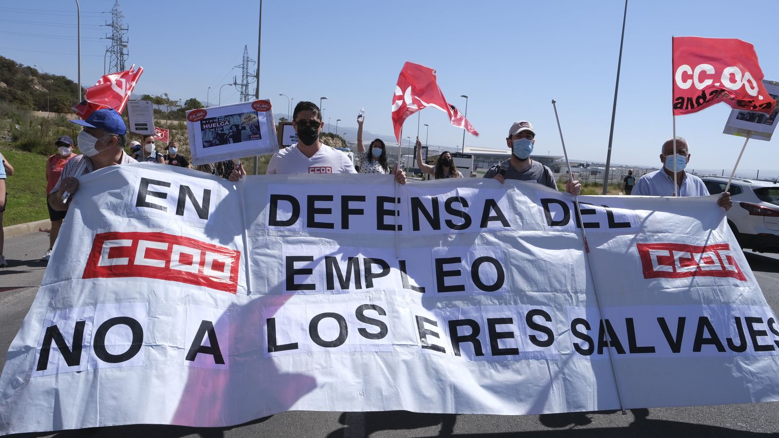 En Almería el 73% de la plantilla estaba ya en ERTE.