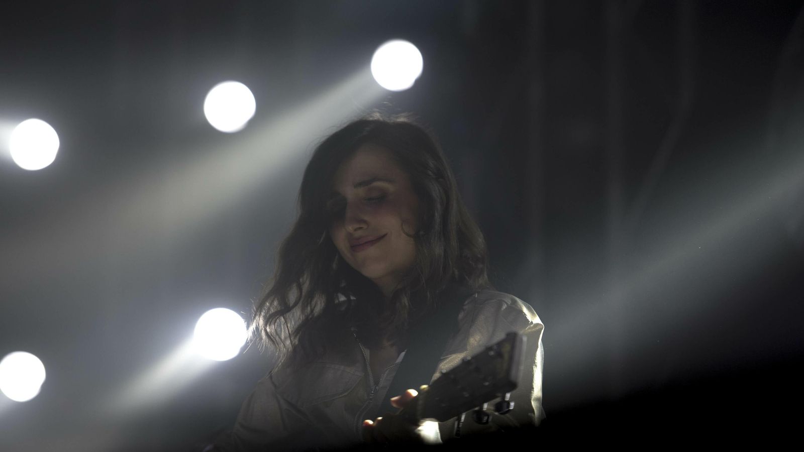 La cantante en uno de sus conciertos.