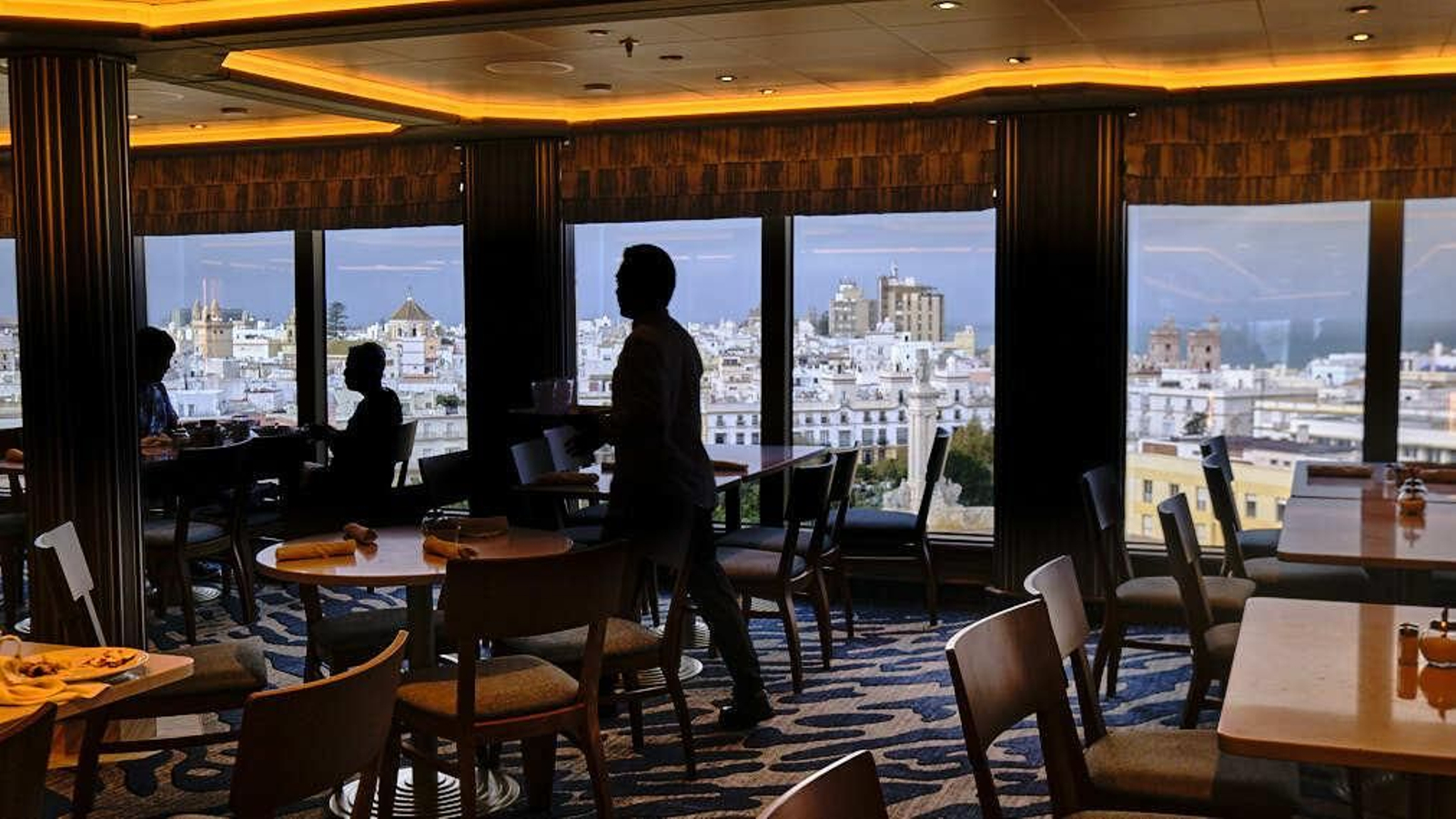 Interior del buque Sky Princess